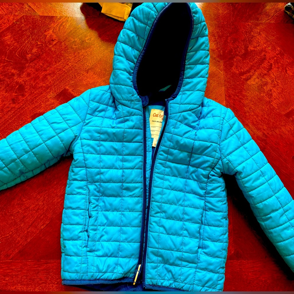 Cat and Jack hooded puffer jacket